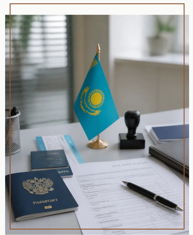 Оформление визы в Казахстан для поездки и работы в Зеленокумске